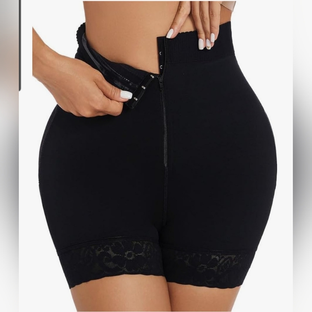 SHAPERIN Faja Shorts Tummy Control Shapewear for Women High Waist Butt Lifter L